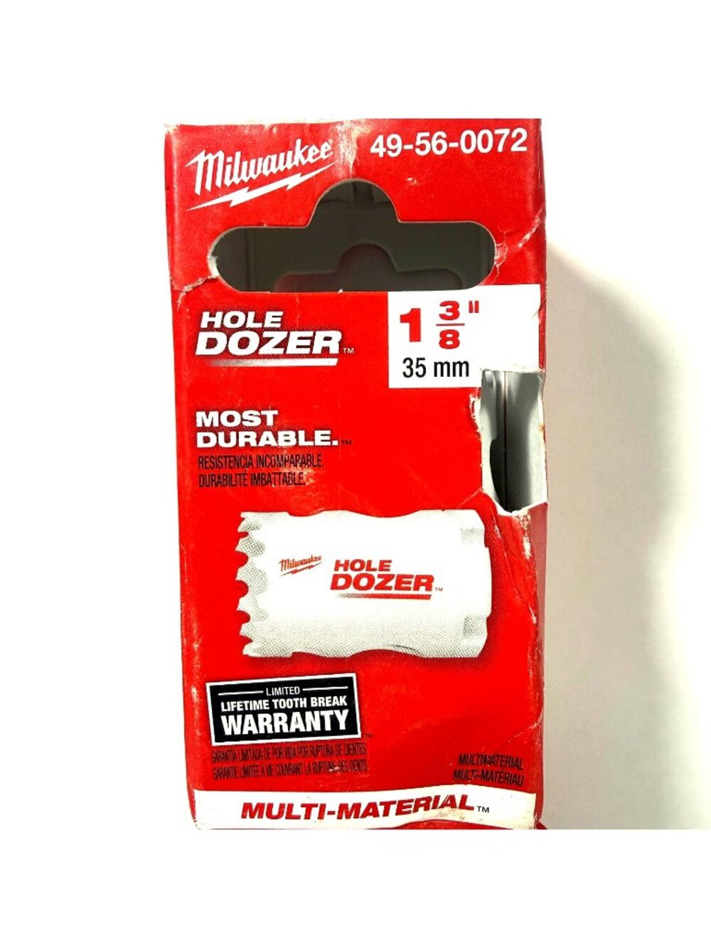 Milwaukee 1-3/8" HOLE DOZER Bi-Metal Hole Saw